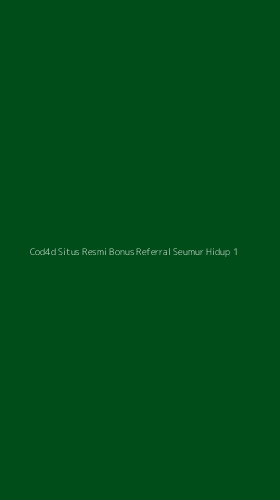Tampilan Antarmuka Aplikasi Cod4d Situs Resmi Bonus Referral Seumur Hidup - 1