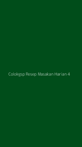 Tampilan Antarmuka Aplikasi Colokgsp Resep Masakan Harian - 4