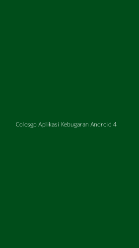 Tampilan Antarmuka Aplikasi Colosgp Aplikasi Kebugaran Android - 4