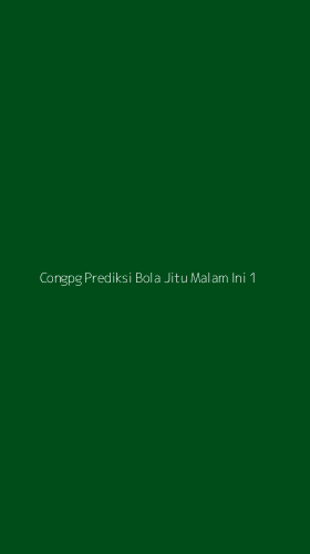 Tampilan Antarmuka Aplikasi Congpg Prediksi Bola Jitu Malam Ini - 1