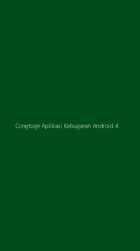 Tampilan Antarmuka Aplikasi Congtoge Aplikasi Kebugaran Android - 4