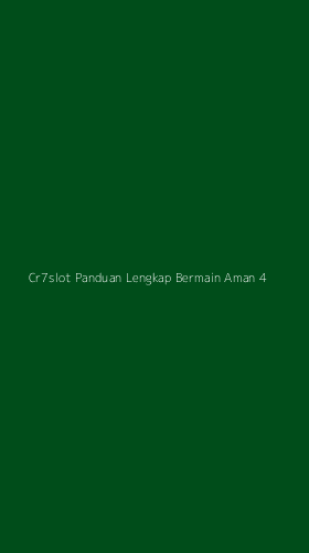 Tampilan Antarmuka Aplikasi Cr7slot Panduan Lengkap Bermain Aman - 4