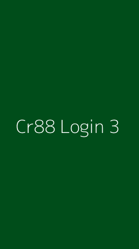 Tampilan Antarmuka Aplikasi Cr88 Login - 3