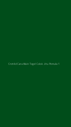 Tampilan Antarmuka Aplikasi Crot4d Cara Main Togel Colok Jitu Pemula - 1