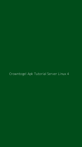 Tampilan Antarmuka Aplikasi Crowntogel Apk Tutorial Server Linux - 4