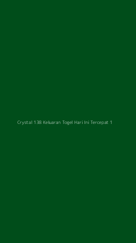 Tampilan Antarmuka Aplikasi Crystal 138 Keluaran Togel Hari Ini Tercepat - 1