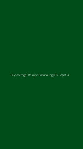 Tampilan Antarmuka Aplikasi Crystaltogel Belajar Bahasa Inggris Cepat - 4