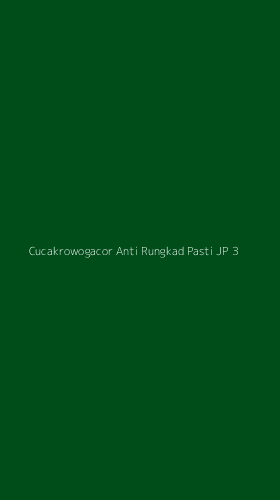 Tampilan Antarmuka Aplikasi Cucakrowogacor Anti Rungkad Pasti Jp - 3