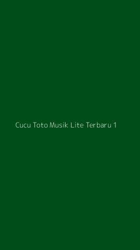 Tampilan Antarmuka Aplikasi Cucu Toto Musik Lite Terbaru - 1