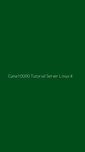 Tampilan Antarmuka Aplikasi Cuma10000 Tutorial Server Linux - 4