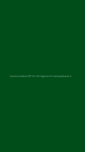Tampilan Antarmuka Aplikasi Cumatoto Aplikasi Rtp Slot Tertinggi Hari Ini Gampang Maxwin - 4