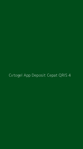 Tampilan Antarmuka Aplikasi Cvtogel App Deposit Cepat Qris - 4