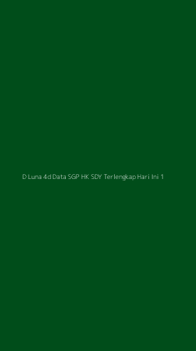 Tampilan Antarmuka Aplikasi D Luna 4d Data Sgp Hk Sdy Terlengkap Hari Ini - 1
