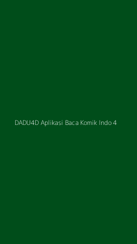 Tampilan Antarmuka Aplikasi Dadu4d Aplikasi Baca Komik Indo - 4