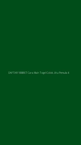 Tampilan Antarmuka Aplikasi Daftar 188bet Cara Main Togel Colok Jitu Pemula - 4