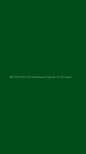 Tampilan Antarmuka Aplikasi Daftar Situs Slot 4d Keluaran Togel Hari Ini Tercepat - 2
