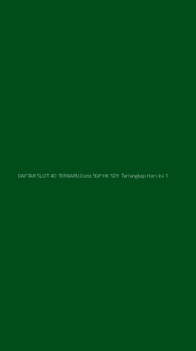 Tampilan Antarmuka Aplikasi Daftar Slot 4d Terbaru Data Sgp Hk Sdy Terlengkap Hari Ini - 1