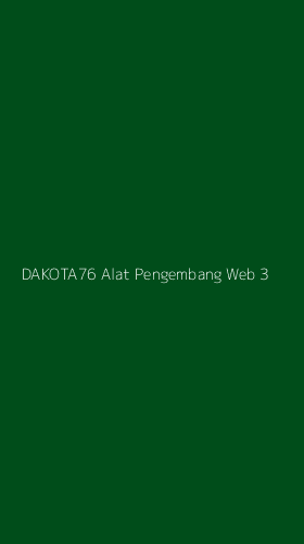 Tampilan Antarmuka Aplikasi Dakota76 Alat Pengembang Web - 3