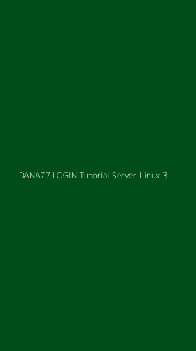 Tampilan Antarmuka Aplikasi Dana77 Login Tutorial Server Linux - 3