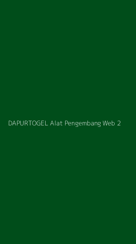 Tampilan Antarmuka Aplikasi Dapurtogel Alat Pengembang Web - 2