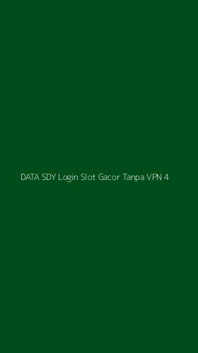 Tampilan Antarmuka Aplikasi Data Sdy Login Slot Gacor Tanpa Vpn - 4