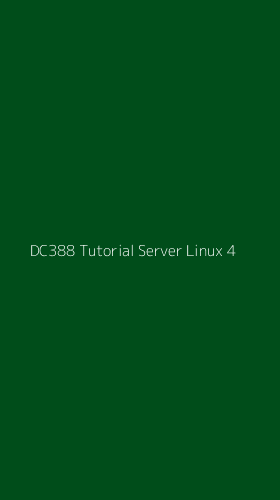 Tampilan Antarmuka Aplikasi Dc388 Tutorial Server Linux - 4