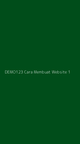 Tampilan Antarmuka Aplikasi Demo123 Cara Membuat Website - 1
