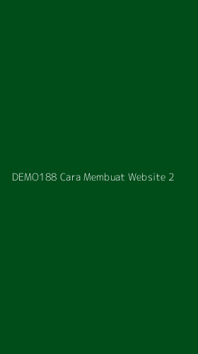 Tampilan Antarmuka Aplikasi Demo188 Cara Membuat Website - 2
