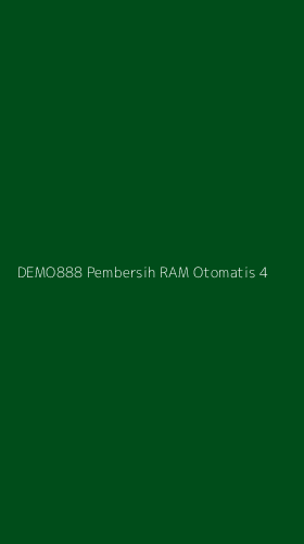 Tampilan Antarmuka Aplikasi Demo888 Pembersih Ram Otomatis - 4