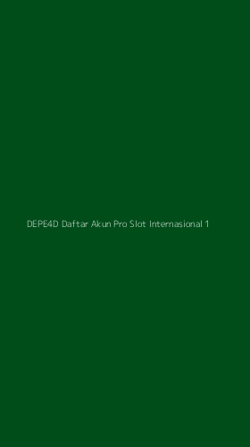 Tampilan Antarmuka Aplikasi Depe4d Daftar Akun Pro Slot Internasional - 1