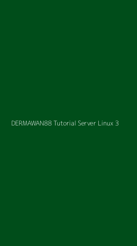 Tampilan Antarmuka Aplikasi Dermawan88 Tutorial Server Linux - 3