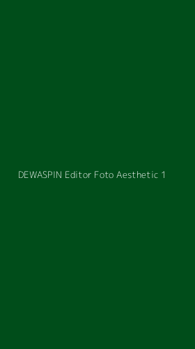 Tampilan Antarmuka Aplikasi Dewaspin Editor Foto Aesthetic - 1