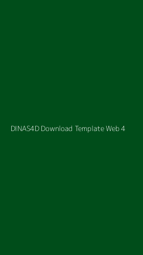 Tampilan Antarmuka Aplikasi Dinas4d Download Template Web - 4