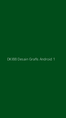 Tampilan Antarmuka Aplikasi Dki88 Desain Grafis Android - 1