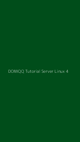 Tampilan Antarmuka Aplikasi Domiqq Tutorial Server Linux - 4
