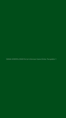 Tampilan Antarmuka Aplikasi Dunia Hoki99 Login Portal Informasi Game Online Terupdate - 1