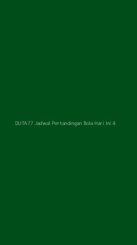 Tampilan Antarmuka Aplikasi Duta77 Jadwal Pertandingan Bola Hari Ini - 4