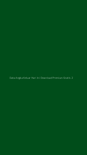 Tampilan Antarmuka Aplikasi Data Angka Keluar Hari Ini Download Premium Gratis - 2