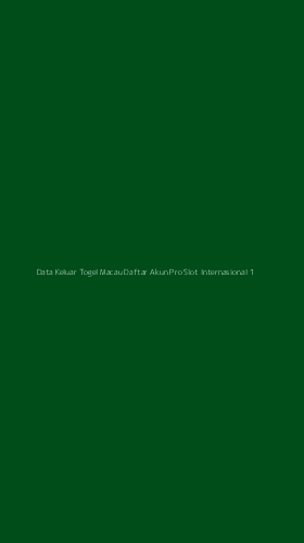 Tampilan Antarmuka Aplikasi Data Keluar Togel Macau Daftar Akun Pro Slot Internasional - 1