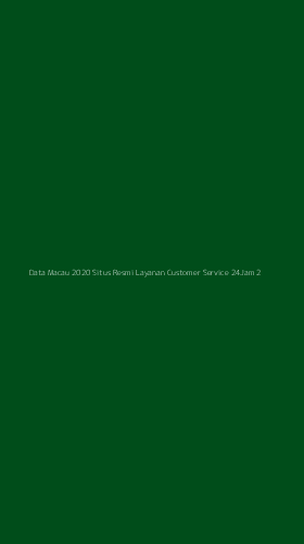 Tampilan Antarmuka Aplikasi Data Macau 2020 Situs Resmi Layanan Customer Service 24jam - 2