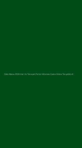 Tampilan Antarmuka Aplikasi Data Macau 2024 Hari Ini Tercepat Portal Informasi Game Online Terupdate - 4