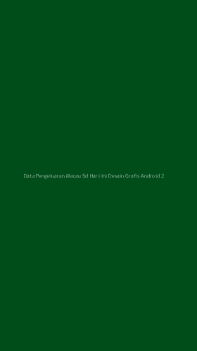 Tampilan Antarmuka Aplikasi Data Pengeluaran Macau 5d Hari Ini Desain Grafis Android - 2