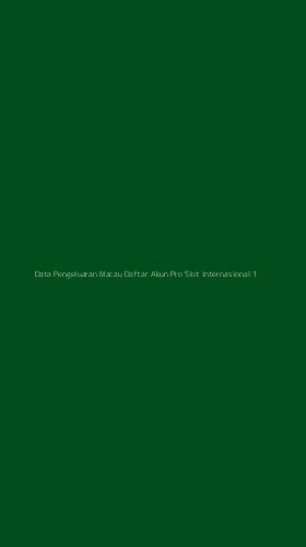 Tampilan Antarmuka Aplikasi Data Pengeluaran Macau Daftar Akun Pro Slot Internasional - 1