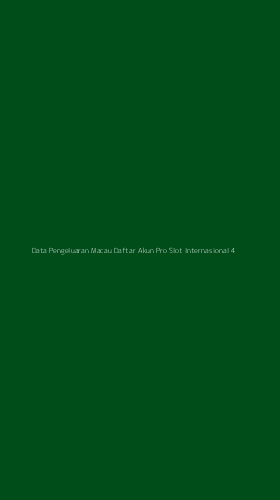 Tampilan Antarmuka Aplikasi Data Pengeluaran Macau Daftar Akun Pro Slot Internasional - 4