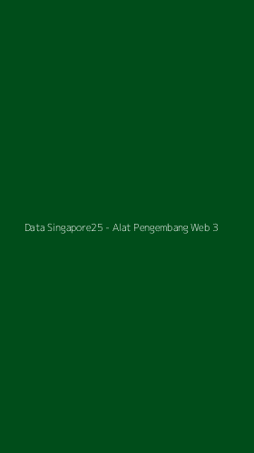 Tampilan Antarmuka Aplikasi Data Singapore25 - Alat Pengembang Web - 3