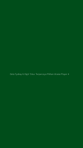 Tampilan Antarmuka Aplikasi Data Sydney 6 Digit Situs Terpercaya Pilihan Utama Player - 4