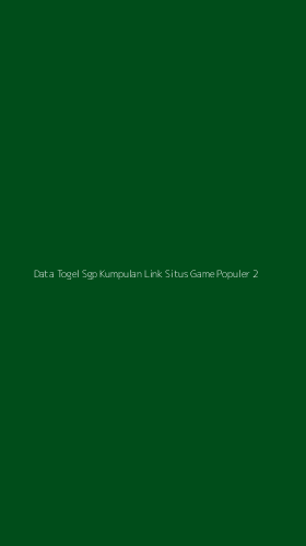 Tampilan Antarmuka Aplikasi Data Togel Sgp Kumpulan Link Situs Game Populer - 2