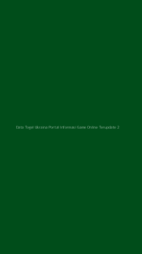 Tampilan Antarmuka Aplikasi Data Togel Ukraina Portal Informasi Game Online Terupdate - 2