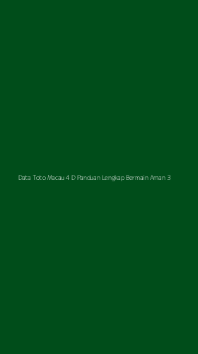 Tampilan Antarmuka Aplikasi Data Toto Macau 4 D Panduan Lengkap Bermain Aman - 3