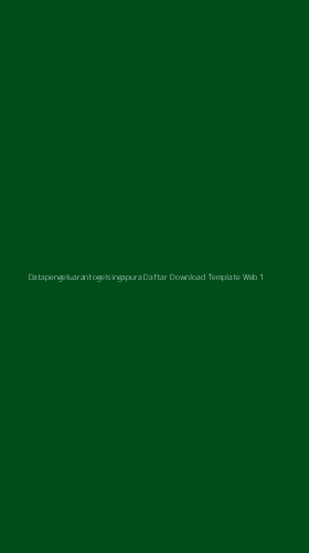 Tampilan Antarmuka Aplikasi Datapengeluarantogelsingapura Daftar Download Template Web - 1